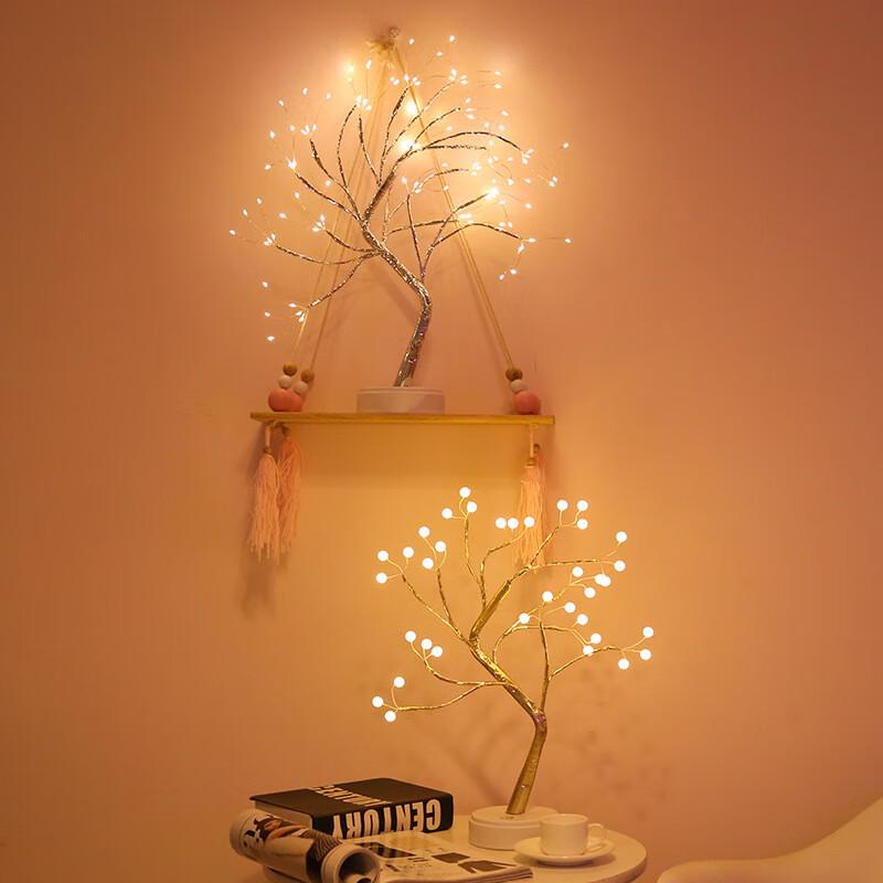 LED Copper Wire Tree Night Light