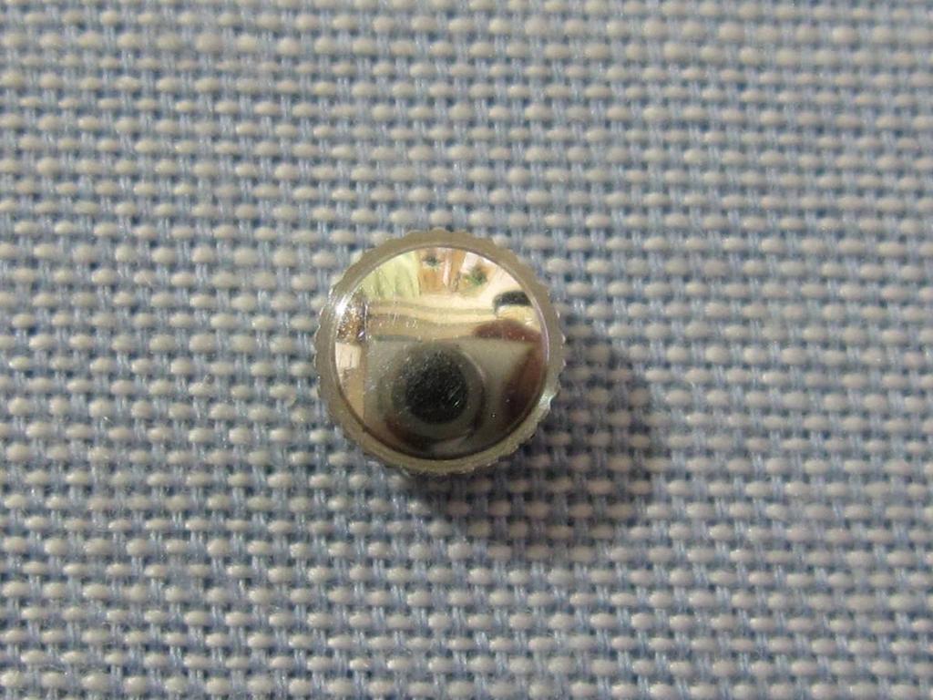SEIKO S part 288 60W06D Silver crown for 61 World Time