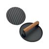 ZISIZ Cast Iron Grill Press