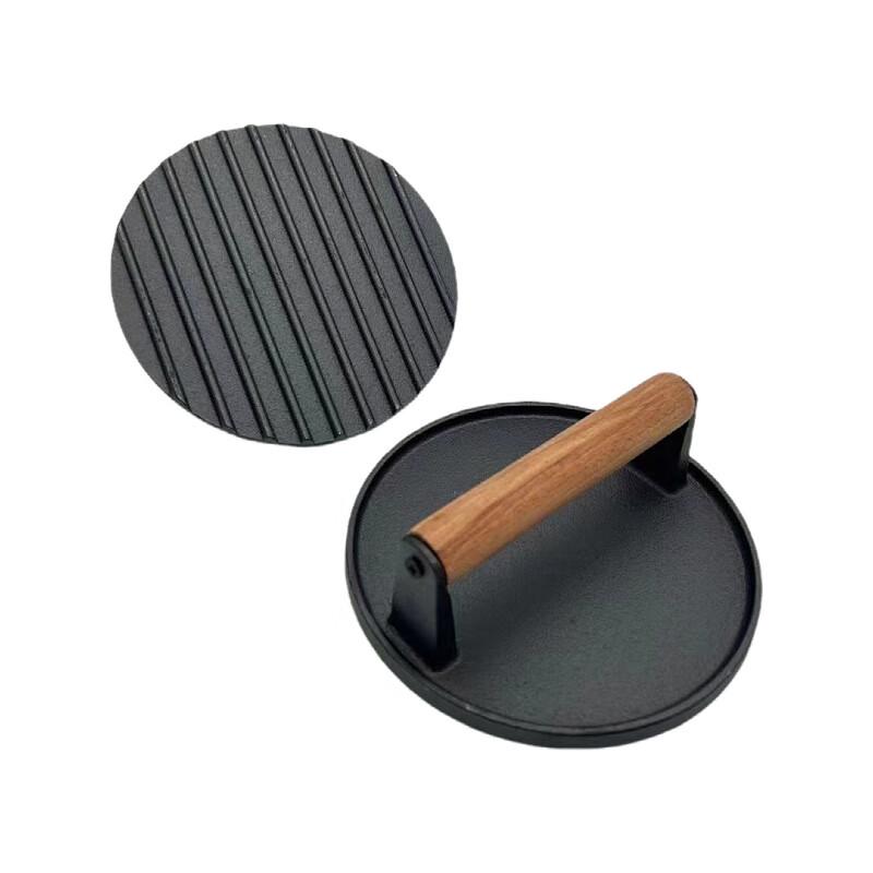 ZISIZ Cast Iron Grill Press