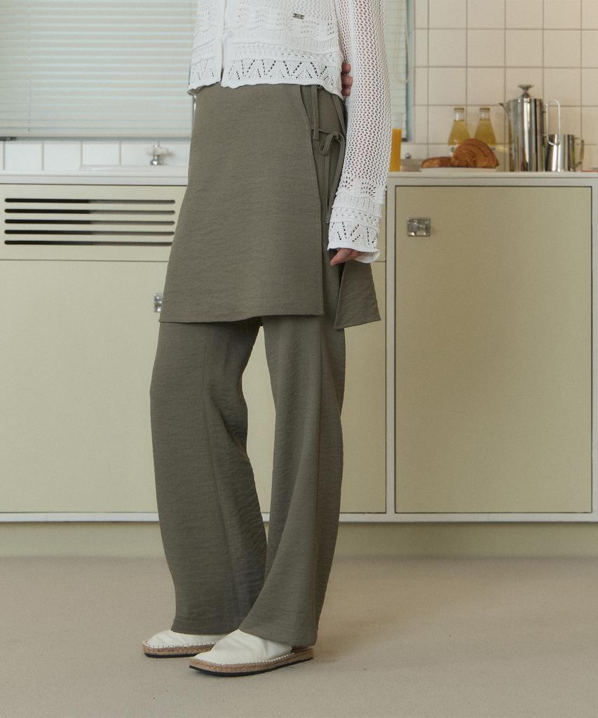 JUCYJUDY Two-In-One Wrap Bootcut Pants Jzpt321I