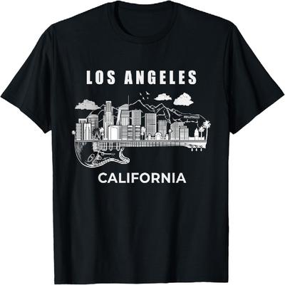 Los Angeles Kalifornien Souvenir Herren Damen Musik Los Angeles T-Shirt