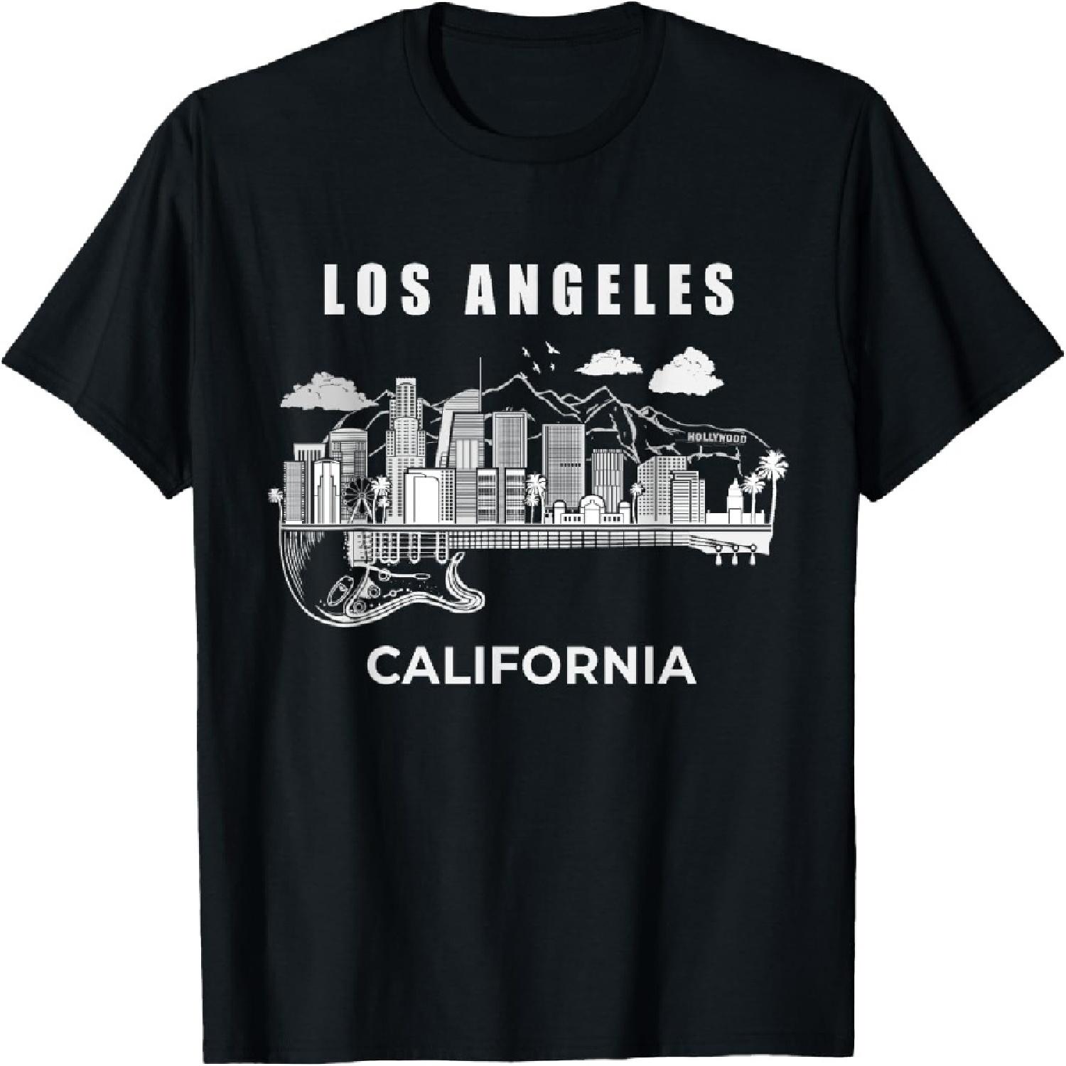 

Los Angeles California Souvenir Men Women Music Los Angeles T-Shirt XXXXXL різнокольоровий