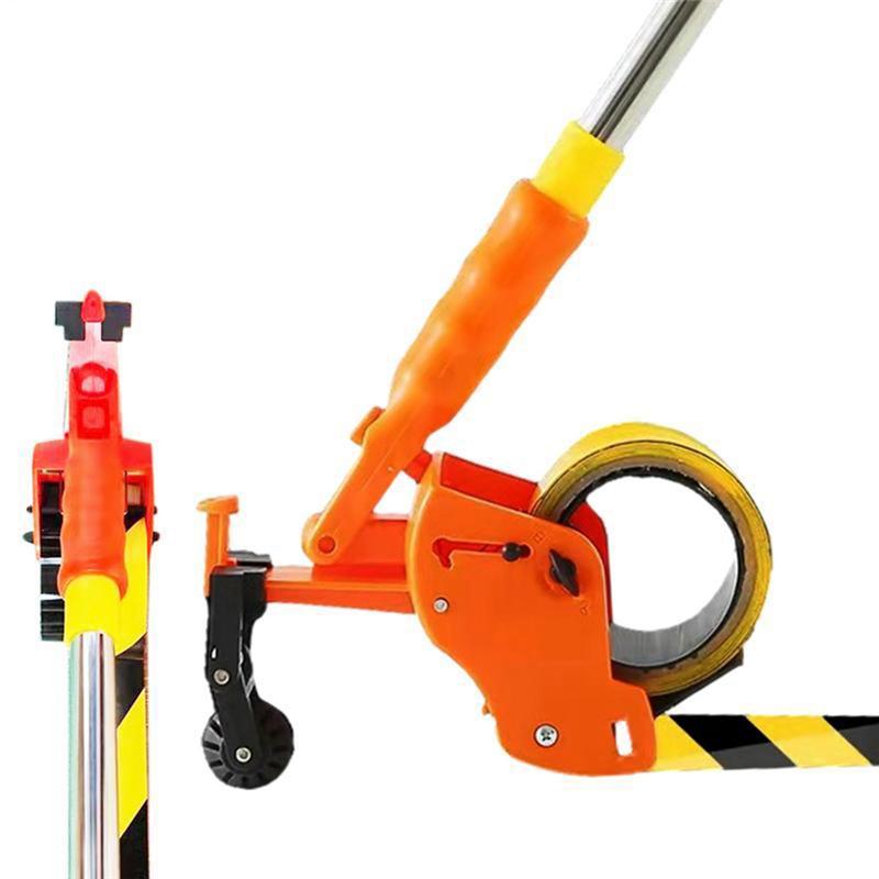 A25F-Painter Tape Dispenser Machine Long Handle For Beauty Seams Wall Floor Tile Masking Applicator Paint Tape Roller
