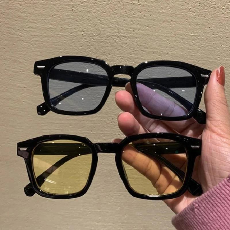 Fashion Vintage Sunglasses Unisex Rectangle Luxury Personal Design Retro Sun Glasses Female Lady Eyeglass Cat Eye Casual Goggles