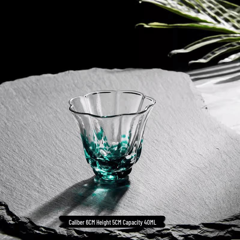 Qiwei Japanese Colorful Glass Sake Set