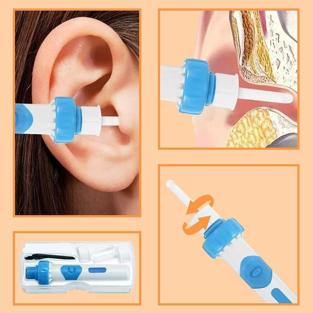 Electric Ear Cleaner Earwax Removal Tool with Soft Tip Safe Suction Device Wireless Operation No Battery Included Ear Care Acces