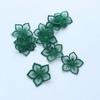 10Pcs Black White Lace Embroidered Flowers Patches Applique Patch Decoration