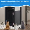 Retractable Pet Safety Gate Wide, Indoor Mesh Fence for Dogs & Kitten Mounting Accessories Included for Doors Hallways