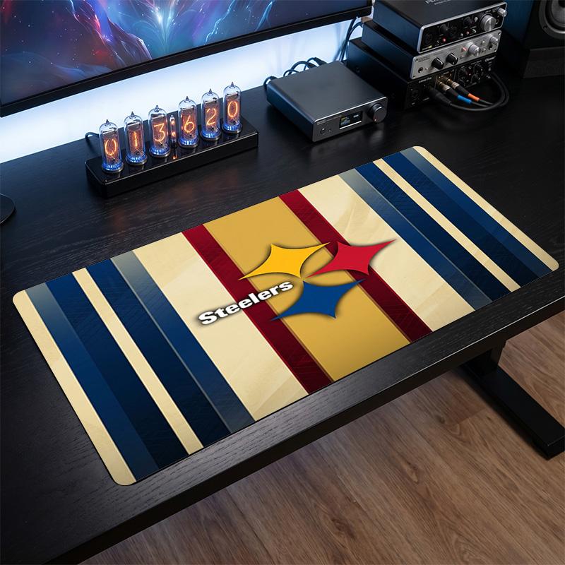 Pittsburgh Steelers Pattern Mousepad Anti?Slip Rubber Desk Pad For Gaming Working Desktop Decoration