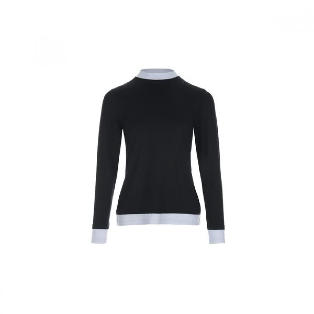 Bermudagrass Modal Layered T shirT Black