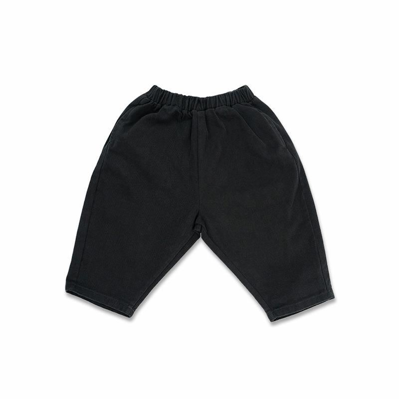 Korean Retro 2025 Autumn Unisex Casual Loose Fit Pants - Pure Cotton Children's Harem Carrot Style