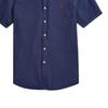 Polo Ralph Lauren FW22 Logo Print Straight Shirt Men Shirts Blue MNPOWOV1N810114-B82