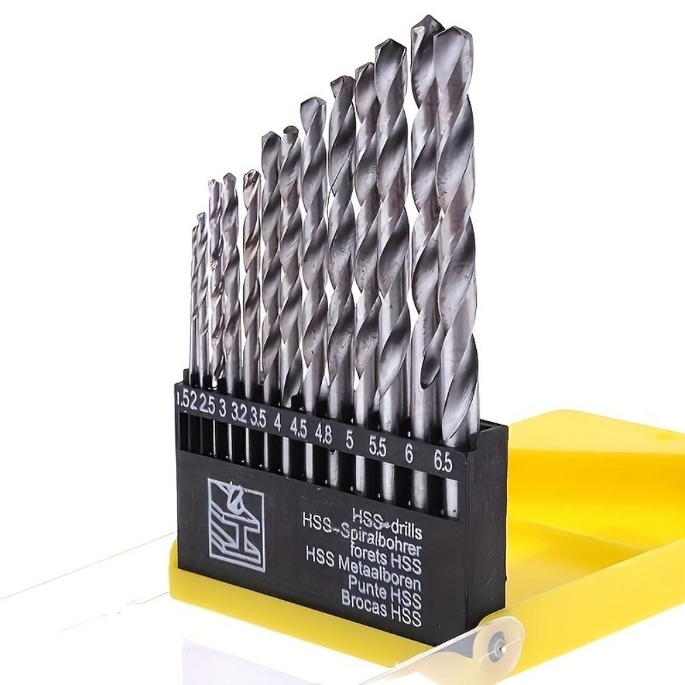 High-Speed Steel Twist Drill Bits Multi-Purpose Drill Bit Set For Stainless Steel