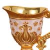 European Goblet Gold Handle Glass Gifts Decorative Wine Cup Luxury Restaurant Decor for Living