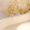 Beixi S925 Silver Butterfly Stud Earrings for Women - Lightweight Luxury Niche Design