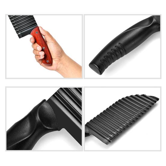 Convenient Not Deformed Slicing Tool Easy To Clean Carrot Potato French Fry Slicer Chopper for Home Wave Cutter