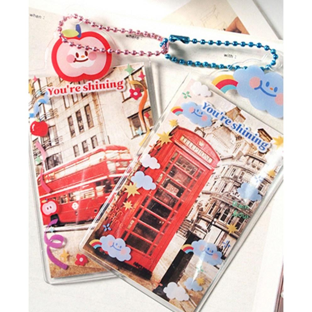 Transparente Fotokartenhülle 2p