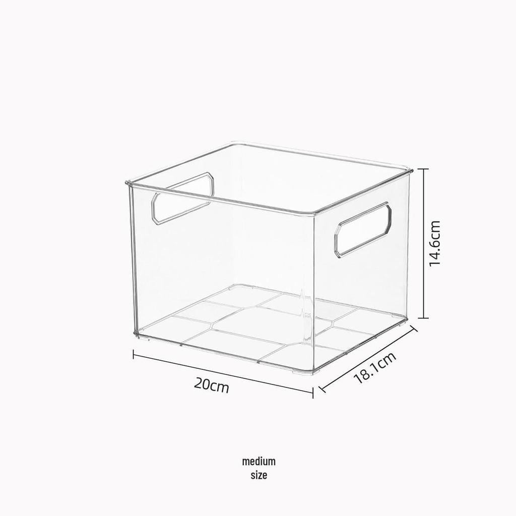 Food-Grade Transparent Refrigerator Storage Box – Large Capacity for Kitchen Organizing