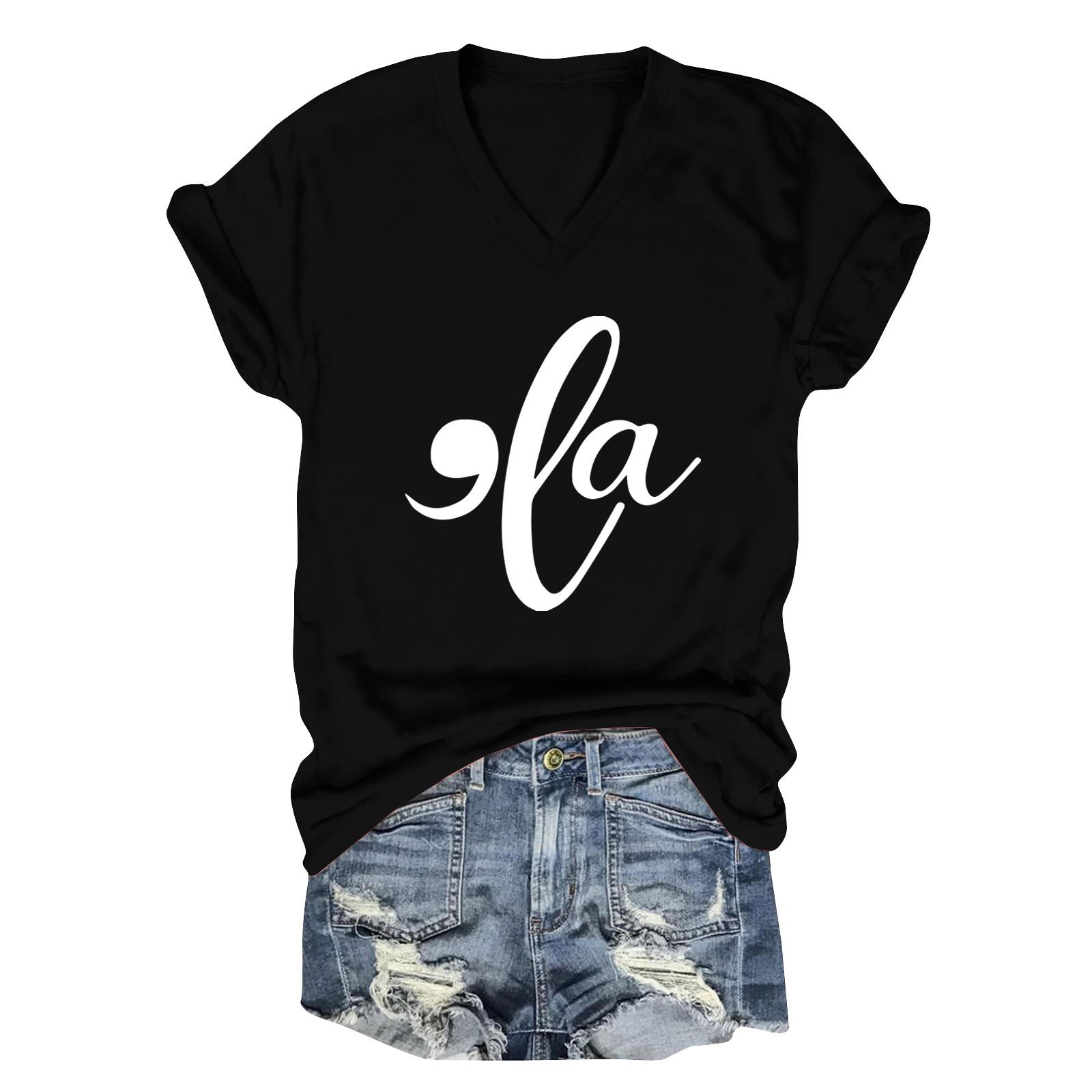 

Женские футболки Comma La Футболки Kamala-Harris Футболки с забавной графикой Футболки с V-образным вырезом S чёрный