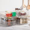 Platzsparende Acryl-Unterspülbecken-Regale Ausziehbare Klare Aufbewahrungsboxen Mit Trennwänden Badezimmer-Aufbewahrungsregal