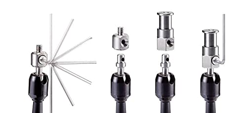 Manfrotto Friktionsarm Kamera Arm Längd skruv rotationsförhindrande nanoklämma Lämplig för Manfrotto 190 055 Monitorfäste för video LED Tillverkad av Made