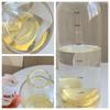 Transparent With Time Marker Sealing Lid Glass Water Cup Water Bottle Coffee Mugs Drinking Cup