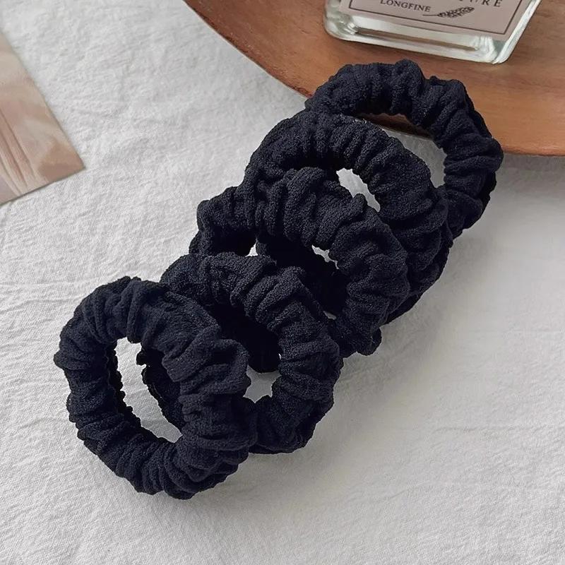 5 unidades por bolsa de coleteros elásticos para mujer y niña, banda de goma para el pelo, accesorios para el cabello
