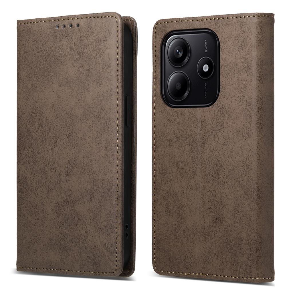 DF-05 For Xiaomi Redmi Note 14 5G Wallet Case RFID Blocking PU Leather Phone Cover