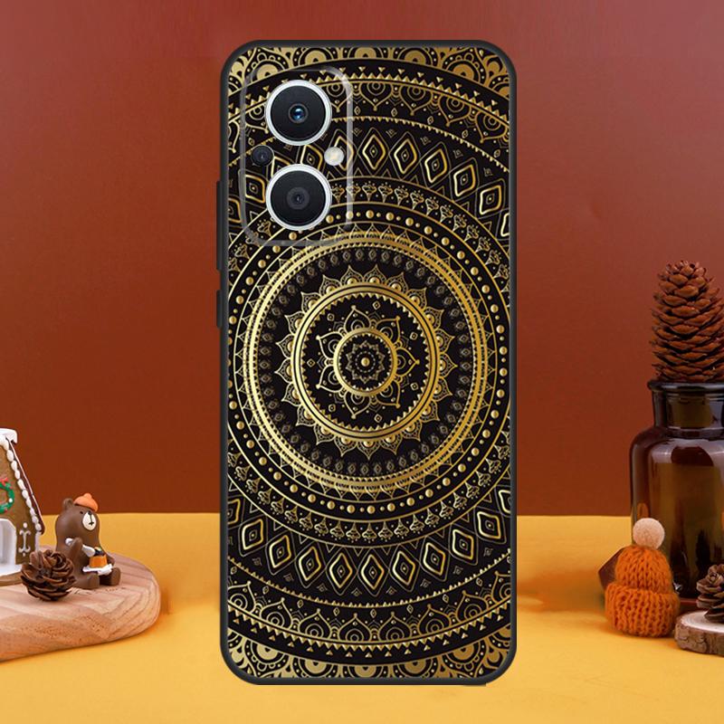Indyjskie Kwiatowe Henna Mandala Etui Dla OPPO Reno 4Z 5Z 8T 10 Pro 11 F 4 6 7 8 5 Lite OPPO Find X6 X5 Pro X2 X3 Lite Pokrowiec