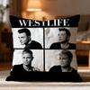Popular W-WWestlife Cushion Cover Soft Washable Pillow Case Multi-Scene for Couch Bed Travel Office Use