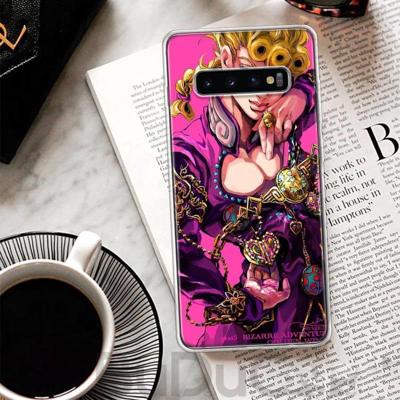 JoJo Adventure Giorno Giovanna Cover For Samsung Galaxy S8 S9 Plus S10 Lite Note 8 9 10 Pro 20 Ultra S7 Edge M11 M21 M32 M51 Pri