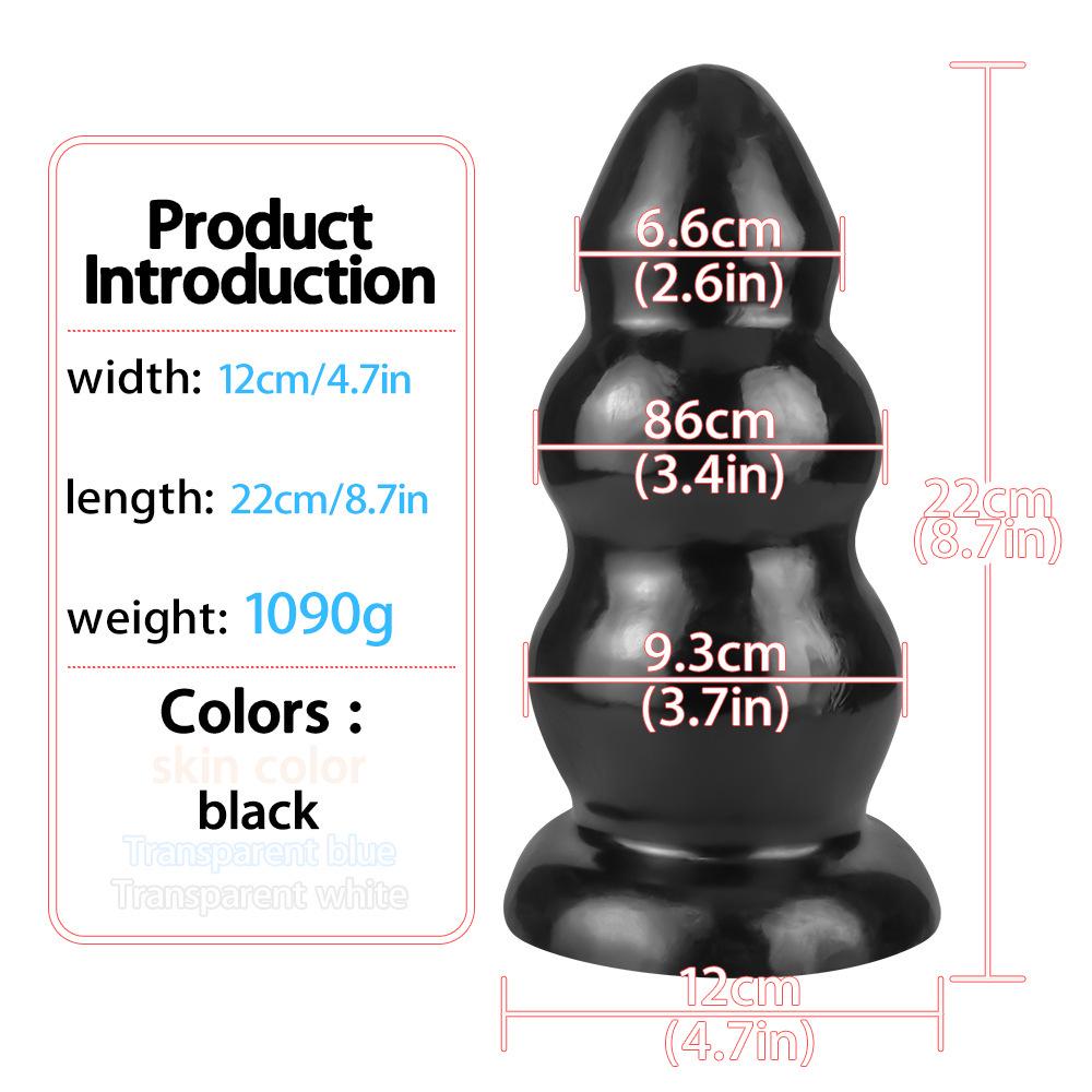 Extra-Large Anal Dilator: 9-Model Collection for Gay Fisting, Thickened PVC