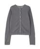 N Natural Beauty Cardigan and Layered Tank Knit Size M Basic Set, Women's, Charcoal,