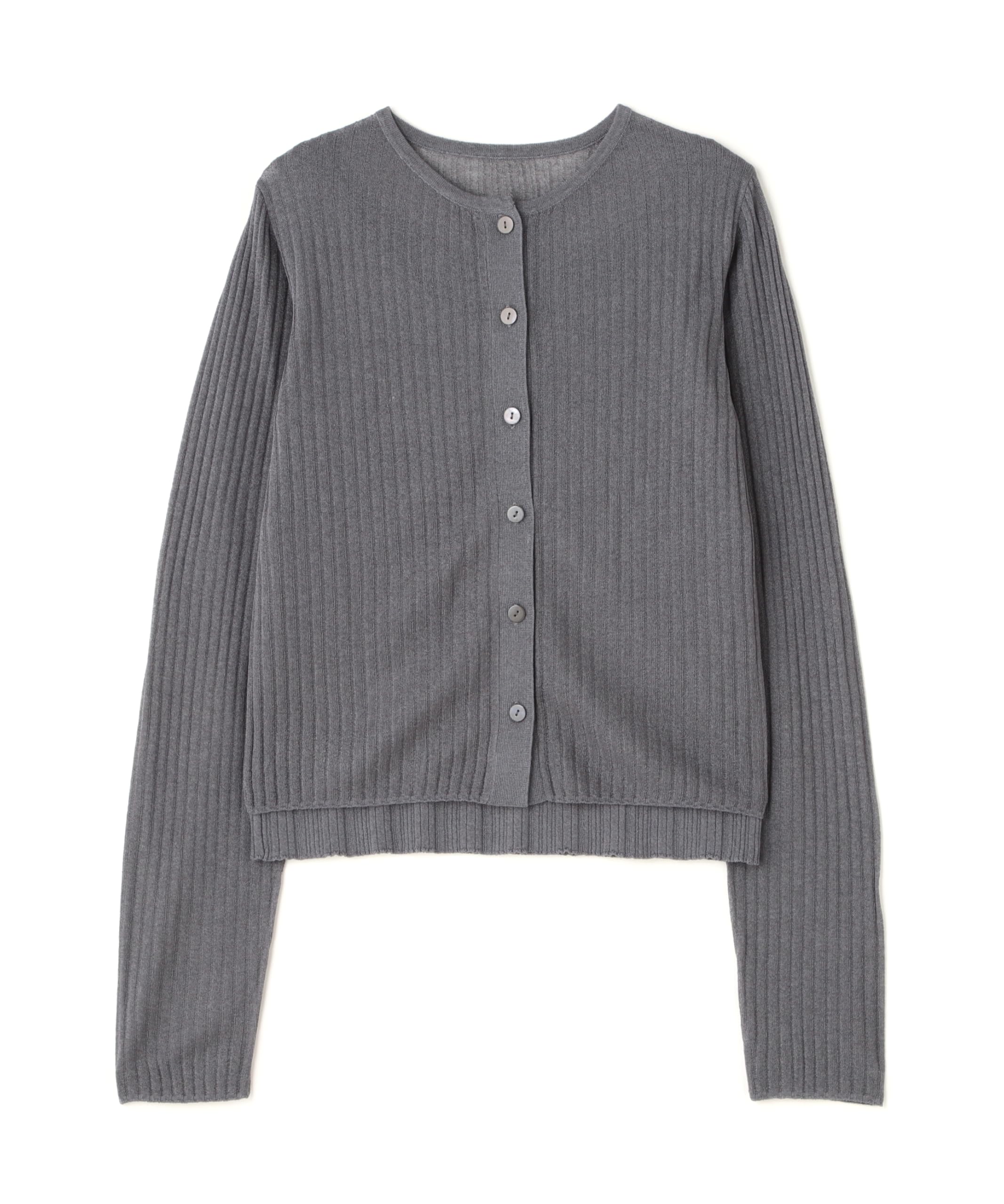 

N Natural Beauty Cardigan and Layered Tank Knit Size M Basic Set, Women s, Charcoal,