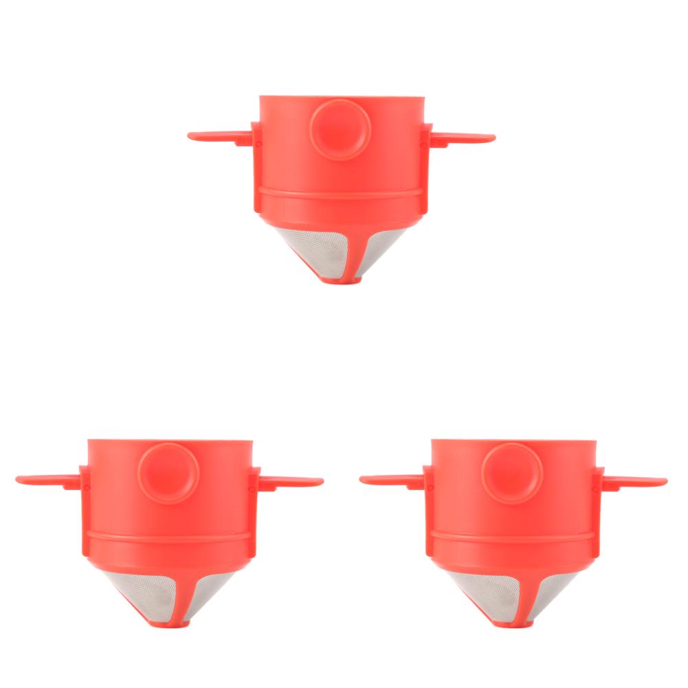 Foldable Coffee Filter Portable Pour Over Coffee Maker Stainless Steel Reusable Coffee Funnel Dripper Paperless Pour Over Holder