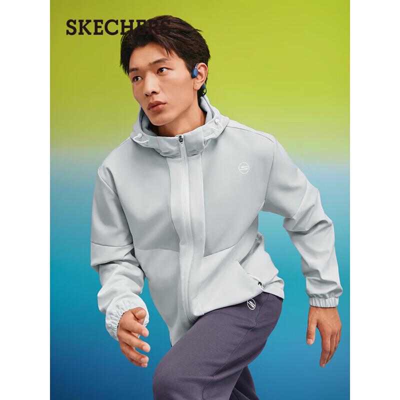 Skechers Men s Hooded Woven Jacket XL