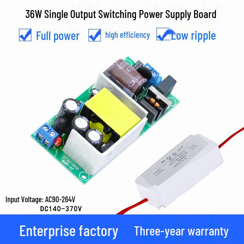 36W 12V-3A Isolated DC Regulated Switching Power Supply Board 220V To 5V/9V/24V