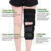 Hinged Knee Brace with Side Stabilizers ROM Knee Support Adjustable Knee Immobilizer for Knee Pain ACL MCL PCL Arthritis