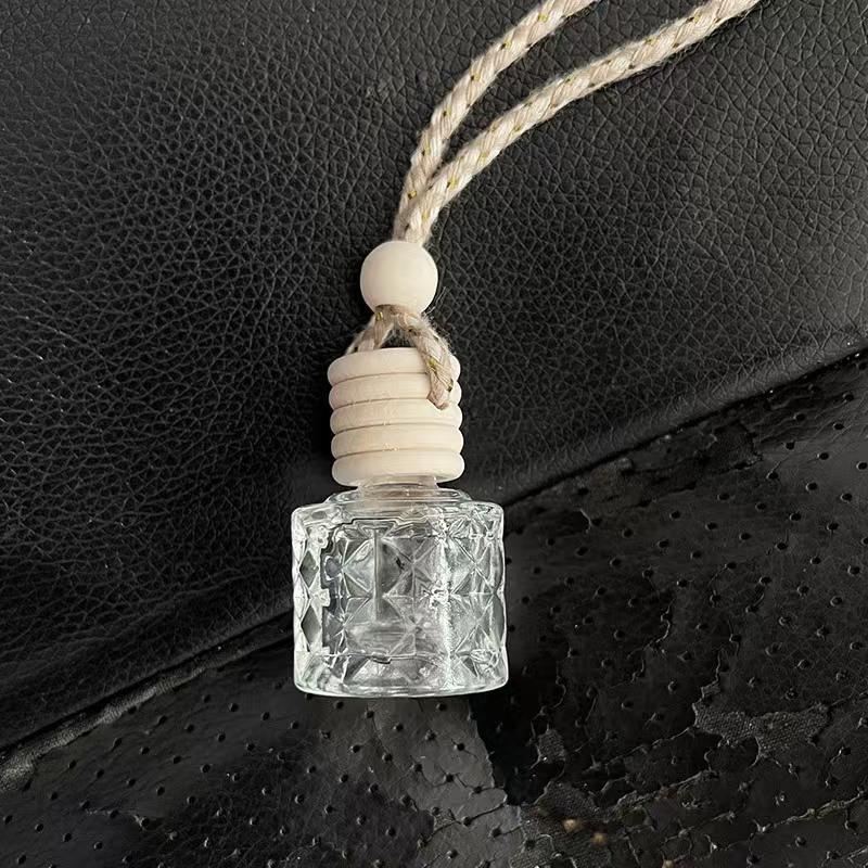 10ml Transparent Glass Car Air Freshener Pendant & Perfume Diffuser Bottle
