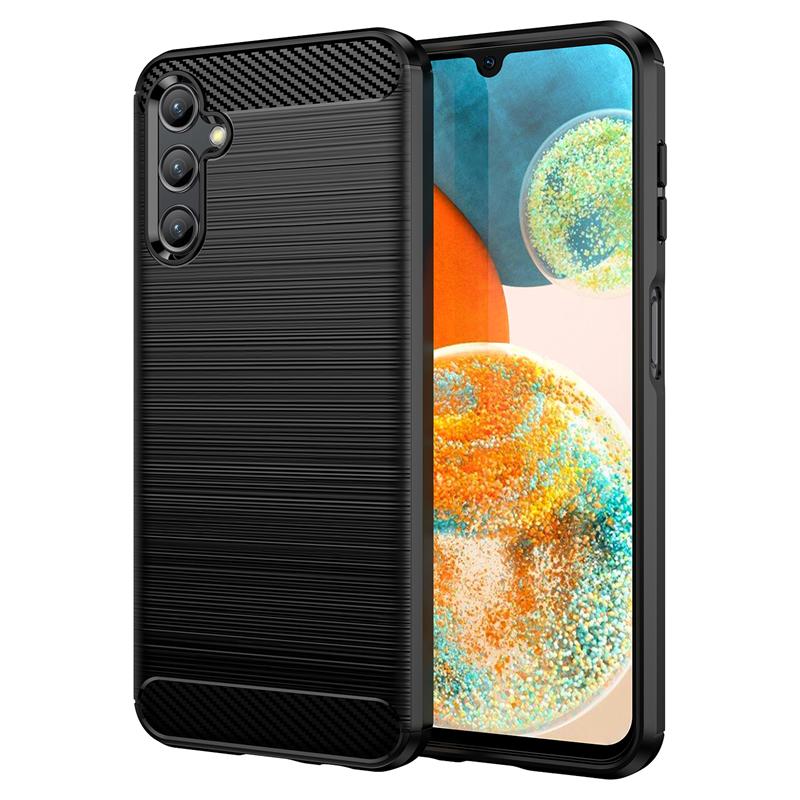 For Samsung Galaxy A14 Case Anti-knock Silicon Carbon Fiber Back Cover For Samsung A14 A04S A34 A54 Case For Samsung A14 5G Case