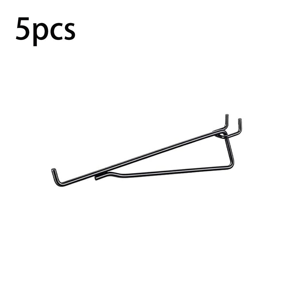 5pcs Heavy Duty Peg Board Brackets Wall Mount Pegboard Organizer Portable Pegboard Clip Set  Garage