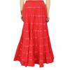 Women Fashion Beach Hippie Boho Gypsy Clothing Lace Casual Skirt