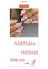 Cross-Border Blush Almond Shape Short Wearable 3D Flower Nail Art Tips