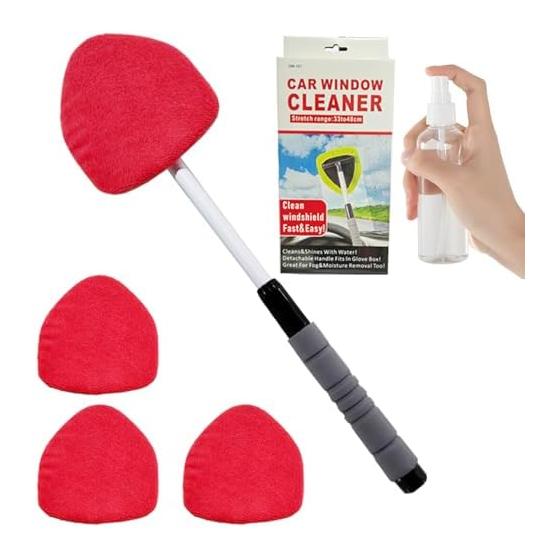 [mocoly] Wind Mop, Car, Defogging Wiper, Windshield Cleaning Brush, Telescopic Window Brush, Drainer, Window Cleaning, Inner Window Cleaning,