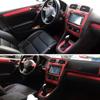 Car-Styling 5D Carbon Fiber Car Interior Center Console Color Change Molding Sticker Decals For Volkswagen VW Golf 6 GTI MK6 R20