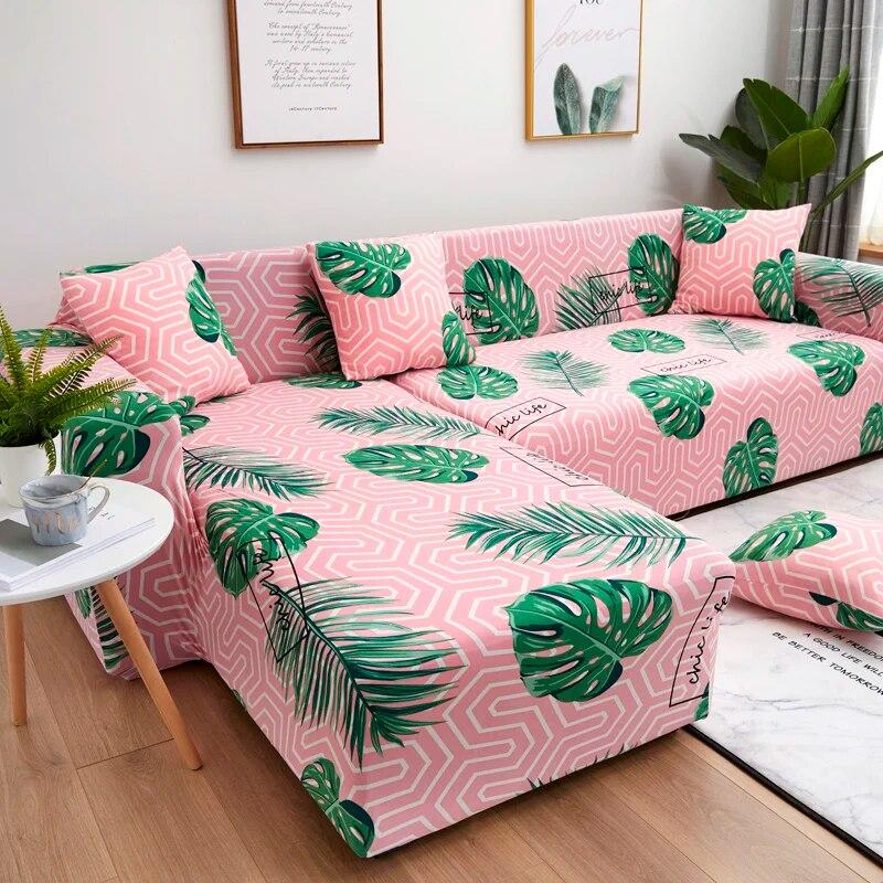 Elastic Sofa Slipcovers Sofa Covers for Living Room Housse Canape 1/2/3/4 Seat Couch Cover Stretch Sectional Furniture Protector