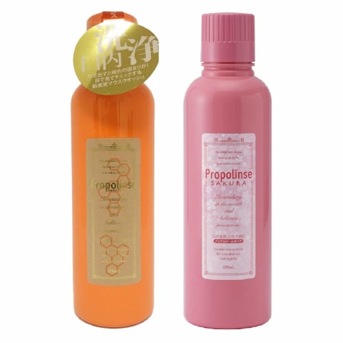 

Propolinse 600ml and Propolinse Mouthwash Sakura 600ml (1 bottle each)