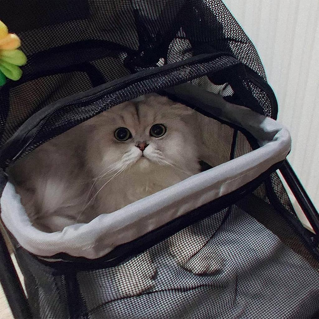 Athvcht Pet Cart with Pet Dog Stroller Easy To Easy To Store Dog Large High Load For Small Medium Convenient Going Walking Casters, 360° Rotation,