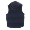 ENGINEERED GARMENTS Made In Canada Border Pattern Batting Vest M Navy Men's Used